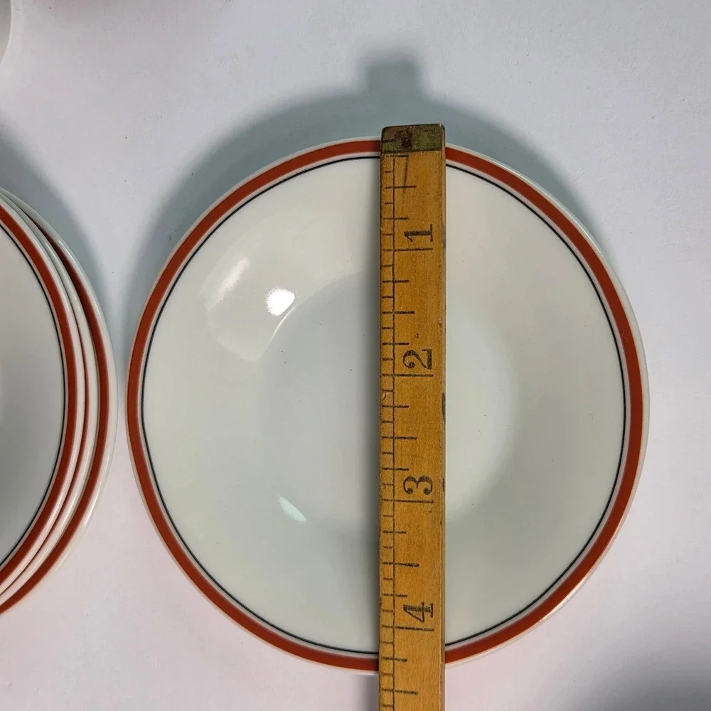Bon Appetit Toscany Collection Espresso‎ Set 4 Demi-Tasse Cups Saucers Japan